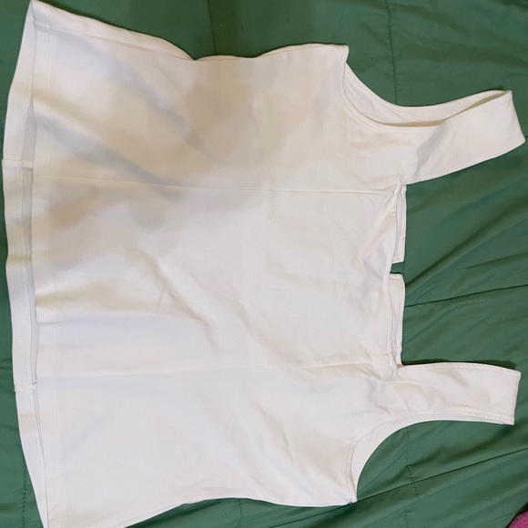 NWT Women's Notch Front Tank Top - Future Collective with Jenee Naylor White XXL - Picture 6 of 7